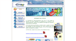 Desktop Screenshot of coteor.net.bo